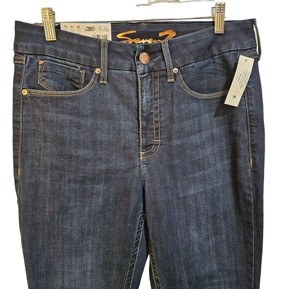 NWT Seven7 Woman's Size 10 Denim Jeans McKay Tummy Less High Rise Skinny NEW - Picture 2 of 9
